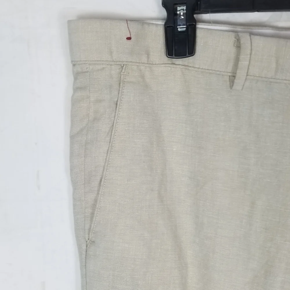 Merona tan skin fit Corte cenido linen blend pants